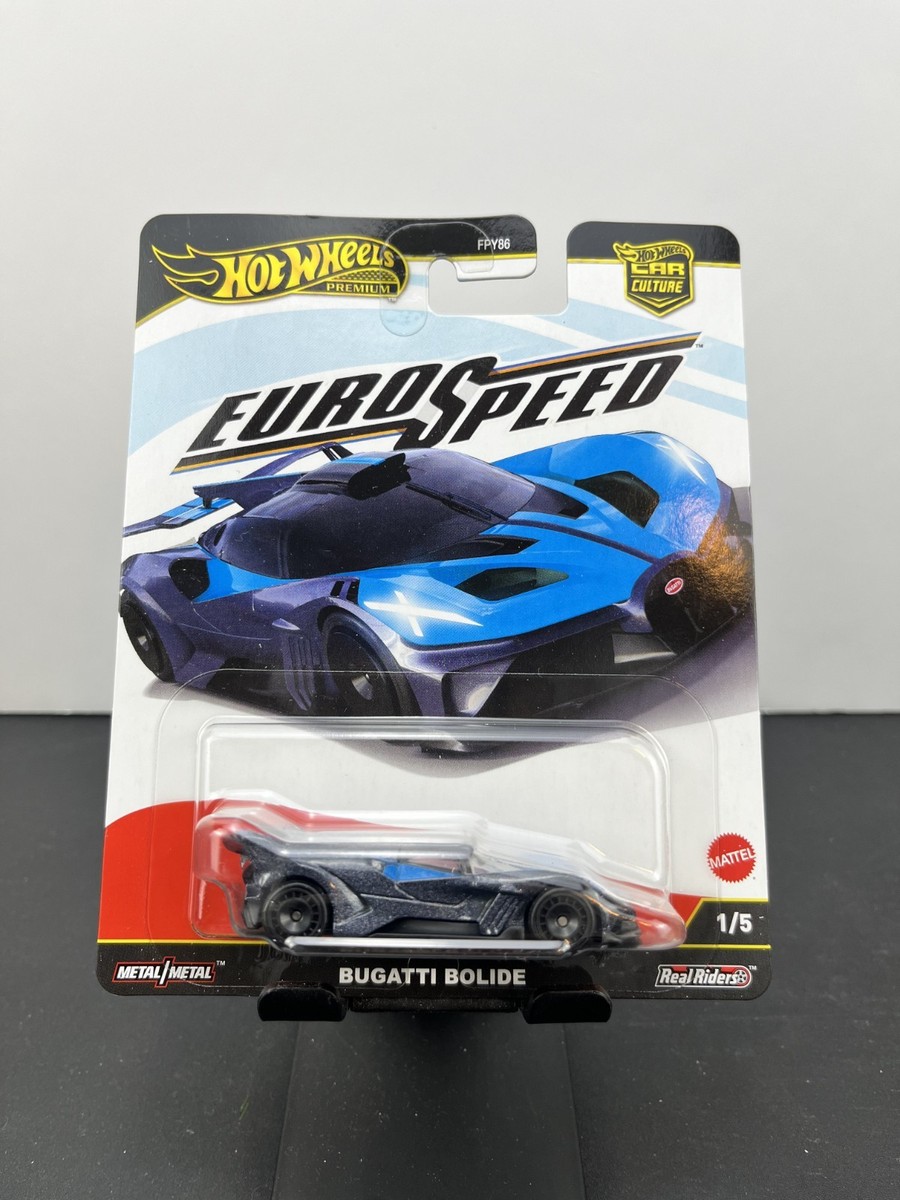 Hot Wheels 2025 Premium Car Culture Euro Speed Bugatti Bolide Blue