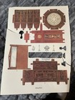 Two Vintage Paper Doll and Dollhouse Furniture Books Cut Out — photo 3