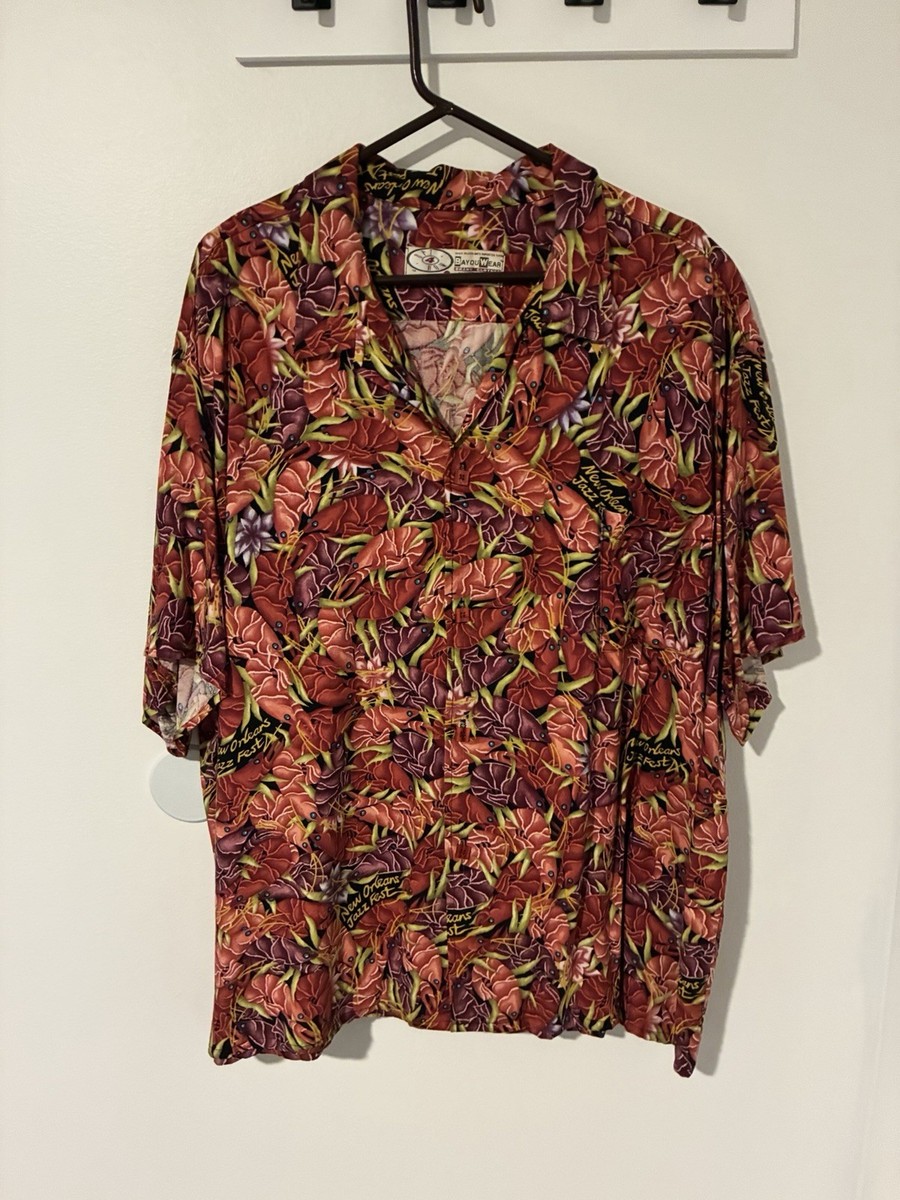Bayou Wear New Orleans Jazz Fest Crawfish Camp Shirt 3XL
