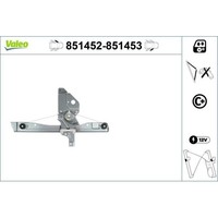 1X Fensterheber Valeo 851452 Passend FüR Peugeot