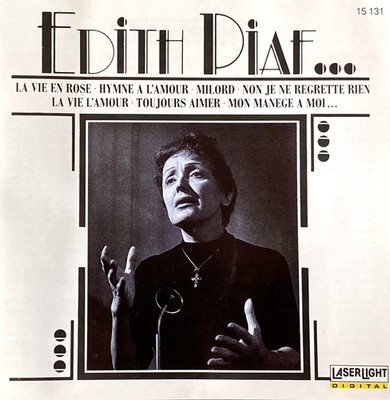 CD EDITH PIAF... Milord, La vie en rose, Mon Dieu, C'est L'amour, Le vieux piano