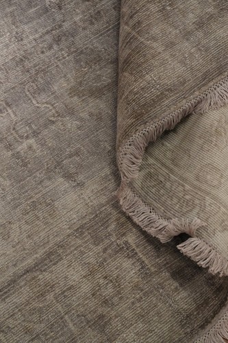 Handmade Transitional Silk Carpet Oushak Turkish Rug 7x10 Ft Living Room Rug - Picture 12 of 14