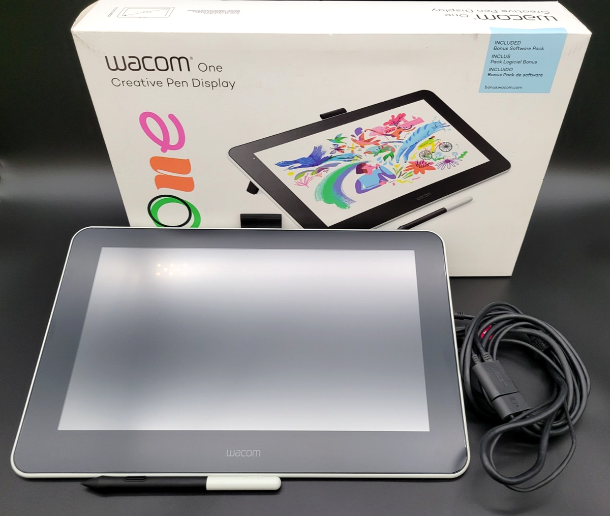 Wacom One Creative Pen Display DTC133W0A 13.3