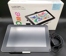 Wacom One Creative Pen Display DTC133W0A 13.3" Graphics Tablet with Cables  Pen