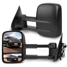 Towing Mirrors Heated for Chevy Silverado 14-17 GMC Sierra 1500 15-16 2500 3500