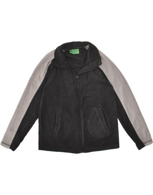 Mountain Warehouse Jungen Fleecejacke 9-10 Jahre schwarz Colourblock BJ13