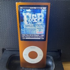 Apple iPod A1285 8 GB Nano 4th Generation Media Player - Chromatic Orange