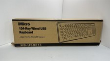iMicro KB-US9813 Wired USB Keyboard - BLACK - NEW