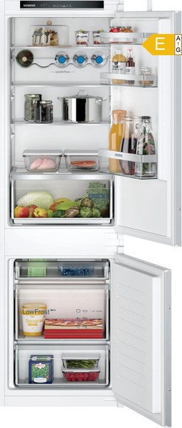 Siemens KI86VVSE0 Einbau KüHl-Gefrierkombi 267L E Led 177Cm SchlepptüR Weiß-image