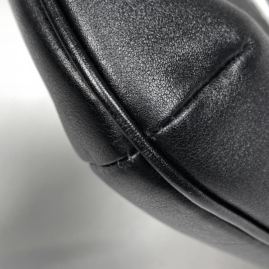 BALENCIAGA Mary Kate Shoulder Bag 771733 Black Leather with Dust Bag #BS917 thumbnail 3