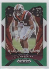 2021 Panini Prizm Draft Picks All-American Green Prizm Caleb Farley #198 0w8f