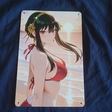 8"X12" Metal Sign Man Cave Wall Art Garage Bar Gas Station Toon Gas Oil Anime #7