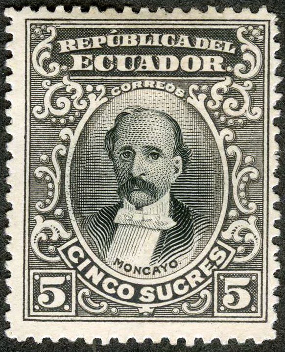 Ecuador 1901 Pedro Moncayo MNG (SC# 152)