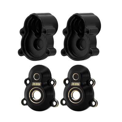 45g Black Coating Brass Rear Outer Portal Housing for 1/18 RC Crawler Redcat ...