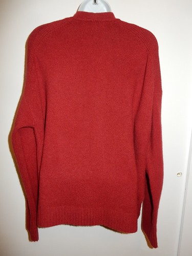 CÁRDIGAN J.CREW MERINO/ALPACA NARANJA LADRILLO OSCURO CUELLO EN V MANGA LARGA 2 BOLSILLOS L - Imagen 6 de 10