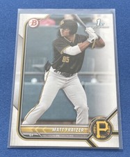 2022 Bowman Prospects #BP-91 Matt Fraizer Pittsburgh Pirates 1st Bowman