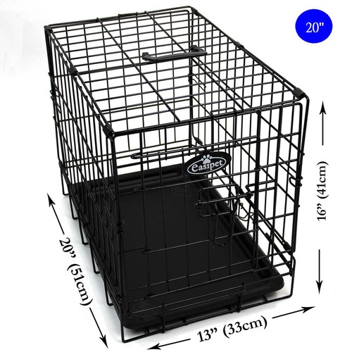Dog Cage with Bed Metal Crate Puppy Pet Cat Carrier Training XS S M L XL XXL - Picture 13 of 117