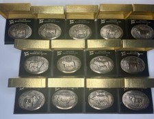 TONY LAMA CATTLE BREEDS First Edition BRASS BUCKLES YOUR PICK updated 1/14