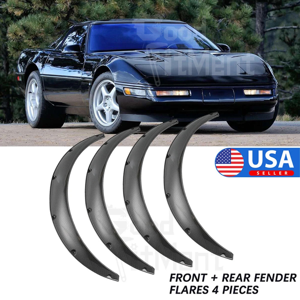 Carbon Fender Flare Flexible Wide Wheel Arches For Chevrolet Corvette C5 C4 C3