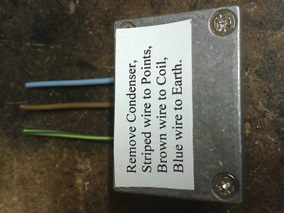 ELEKTRONISCHER PUNKTESPARER POSITIVE ERDSPULENZÜNDUNG mit Timing-LED HERGESTELLT IN UK