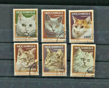 CATS 1979 Mozambique Scott # 618 - 623 CTO Complete Set of 6 Retail Value $2.60