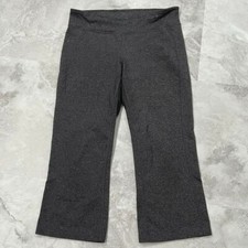 Athleta Cropped Leggings Grey Crop Size Medium M Workout Athletic Womens