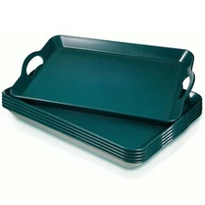 6 Pcs Serving Trays with Handles Trays for Eating 16 x 11 Inch Multi Purpose ...