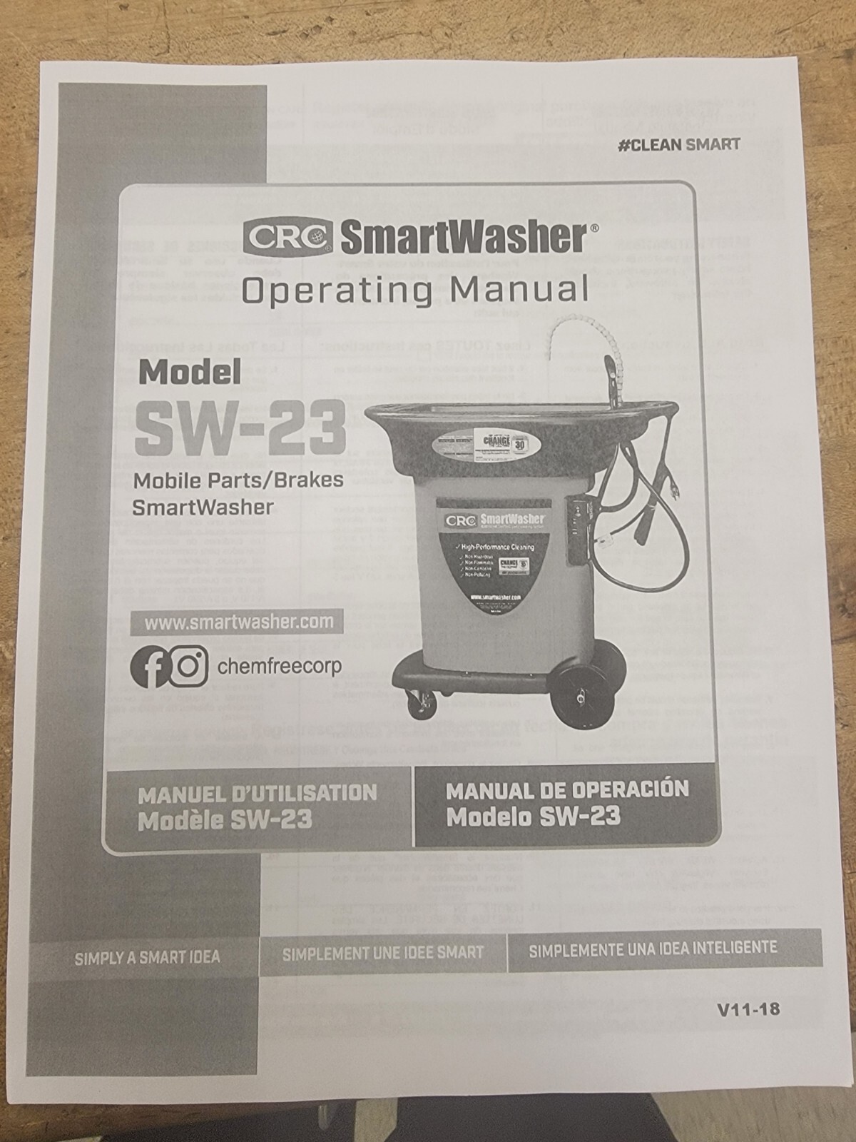 CRC SmartWasher automotive mobile parts and brake washer model SW23 eBay