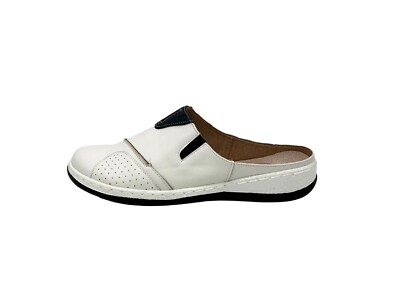 Pantoletten Clogs Sabots Sneaker Sandalette Slipper Freizeitschuhe Weiß