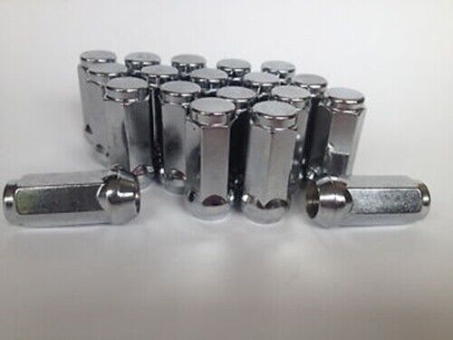 Holden Commodore VF Ute 20pcs Chrome Wheel nuts 14mm x 1.5 x 50mm Tall - Picture 1 of 2