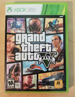 Grand Theft Auto V - Xbox 360 Game - Complete w/ Map & Tested