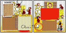 Go Bananas - PRINTED Scrapbook Pages - OliviasPieces