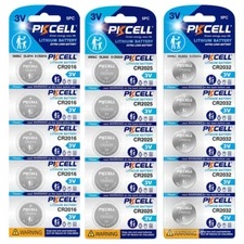 PKCELL CR2032 CR2025 CR2016 3V Button Coin Lithium batteries for Calculators