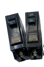 General Electric 20 Amp Circuit Breaker 40C Lot of 2   