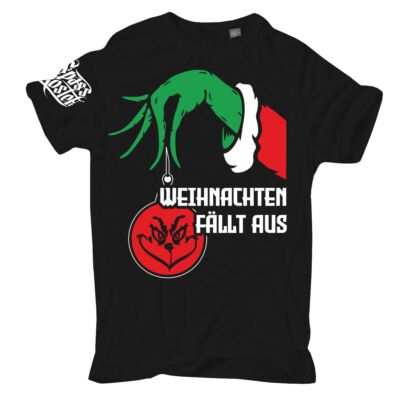 Herren Junge T-Shirt Weihnachten fällt aus Größe S 8XL nikolaus