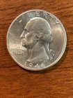 1946 25C Washington Silver Quarter (BU)