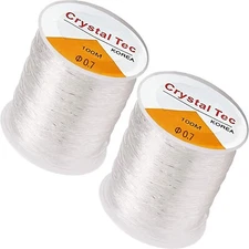 2 - 100M Spools of 0.7 Beading Thread Line Bracelet String
