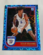 Jaylin Williams - 2022-23 Panini NBA Hoops Teal Explosion #269 Rookie RC