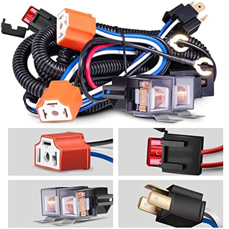 H7-40 P ベジット H4 led headlight Brightness Intensifier Wiring Harness For