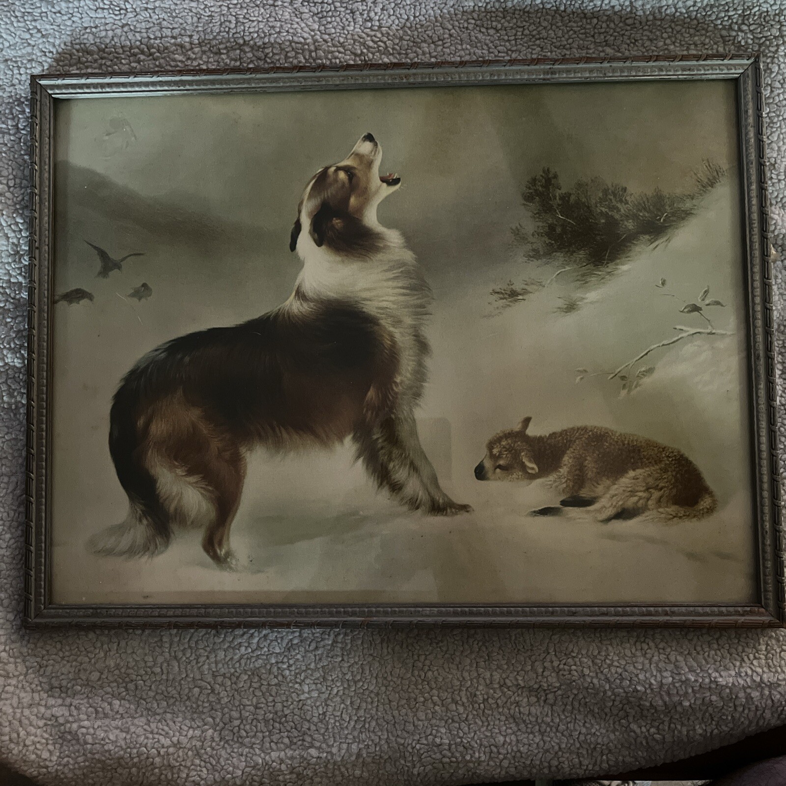 Vintage Shepherds Call Found Radio Picture Frame Co eBay