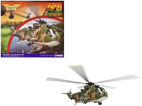 Sikorsky SH-3A Sea King Helicopter "HS-2 Golden Falcons Armed Search & Rescue No - Picture 2 of 3