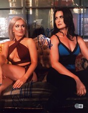 Scarlett Bordeaux & Katie Lea Burchill Signed 11x14 Photo BAS COA WWE NXT Impact