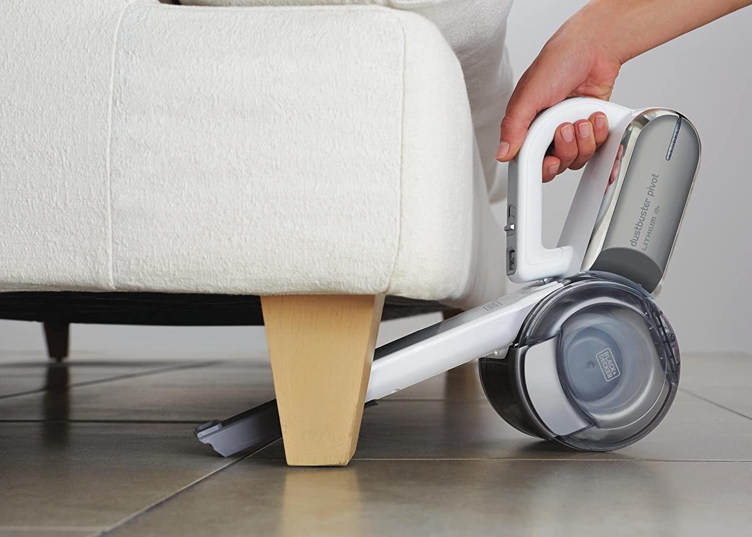 Black & Decker Cordless 18v Lithium Dustbuster Pivot Hand Vacuum Cleaner,PV1820L 5035048458389