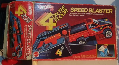 Hot Wheels Very Rare Speed Blaster 1982 Launcher Datsun Truck Boxed