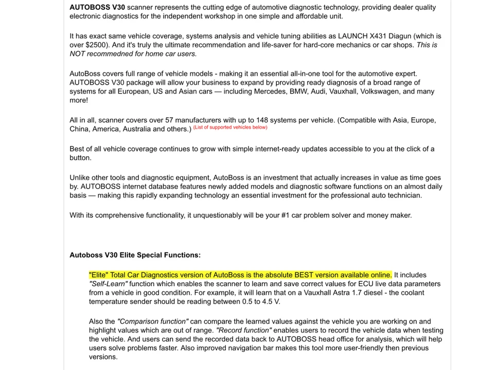 Sistema informático de diagnóstico de vehículos de lujo SPX OTC 3100DLX AutoBoss V30 Foto 3 de 3
