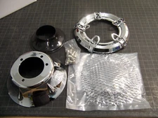 KURYAKYN CRUSHER AIR CLEANER COVER KIT, #509613-001, CHROME