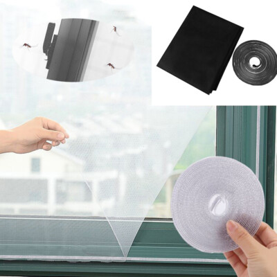 White Home Window Screen Mesh Net Insect Fly Bug Mosquito Moth Door Netting K