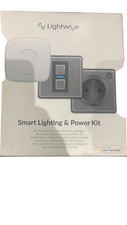 Lightwave L21412TF smart lighting Smart socket kit Stainless steel White