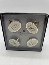New Set of 4 Napkin Rings Ashley Nicole Designs Monogrammed