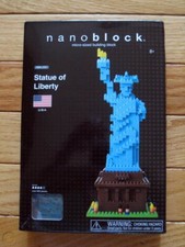 Nanoblock Statue of Liberty Micro-Sized Building Blocks Brand New Sealed